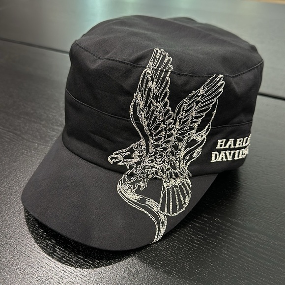 Harley-Davidson Embroidered Eagle Adjustable Painters Cap Hat
